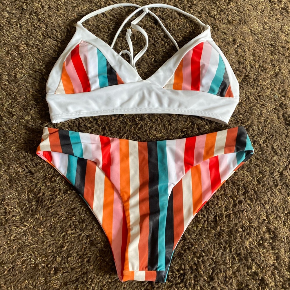 Zaful striped bikini